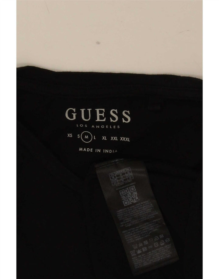 Guess T-Shirt Homme Haut Noir Moyen Coton