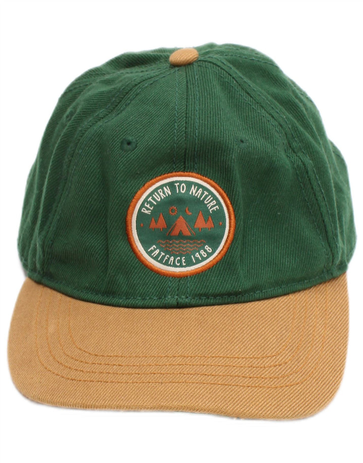 Fat Face Casquette de Baseball Graphique Homme Vert Moyen Coton
