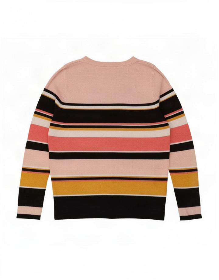 Oasis Pull col bateau pour femme UK 12 Medium Multicolore Rayé