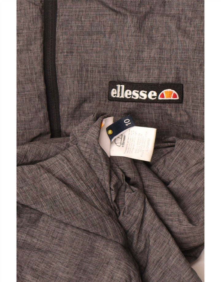 Ellesse Veste matelassée réversible à capuche pour femme UK 10 Small Grey Nylon