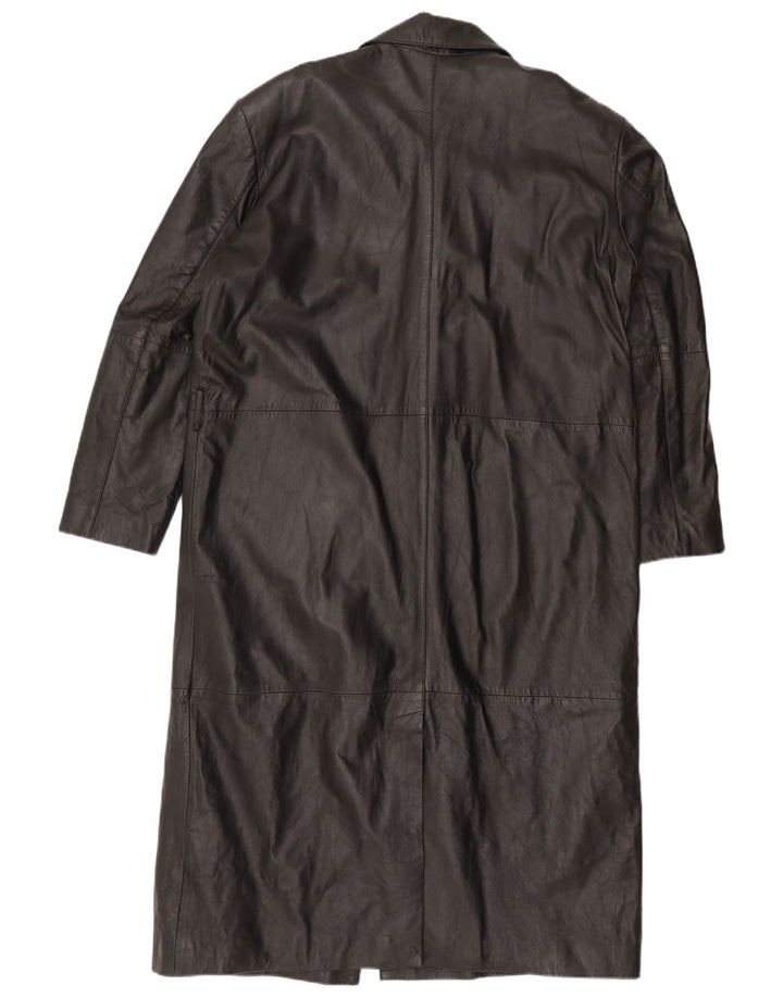 Manteau en cuir homme EU 50 grand cuir noir