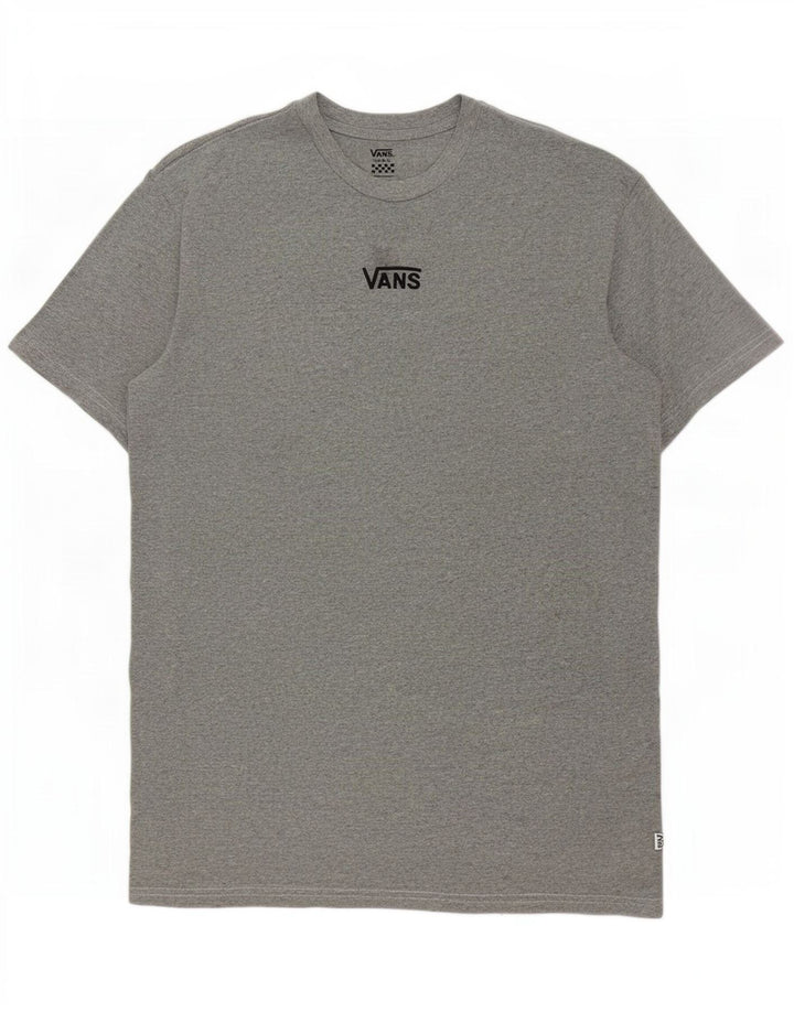 Vans T-Shirt Homme Petit Gris Moucheté Coton