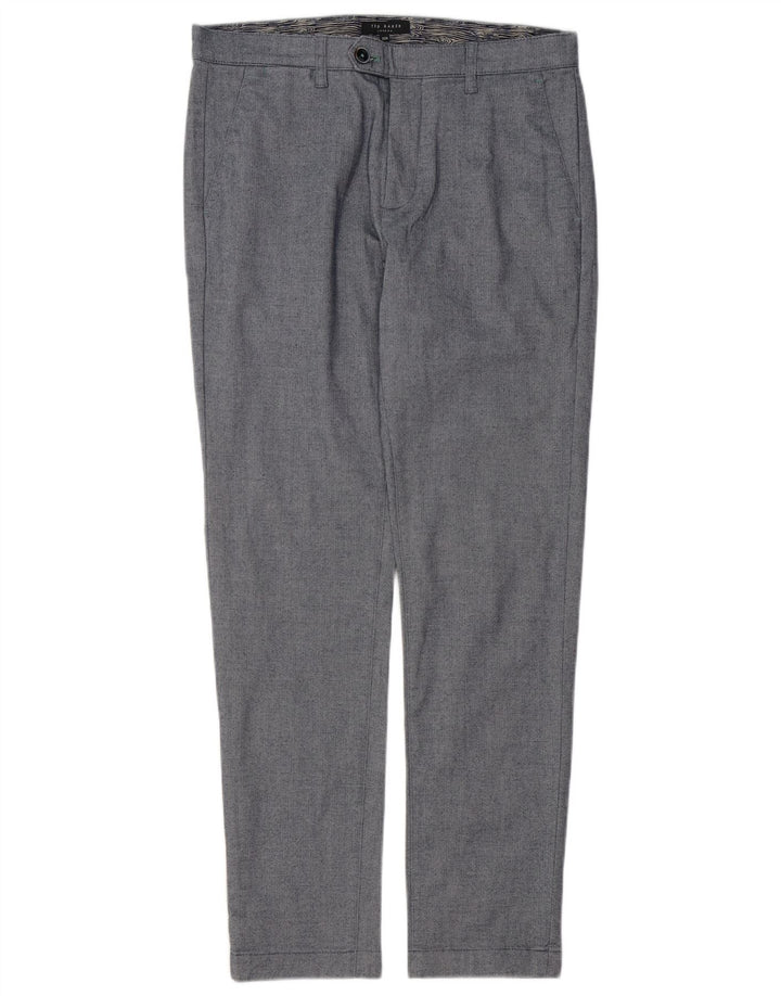 Ted Baker Pantalon de Costume Slim Homme W32 L31 Gris Coton