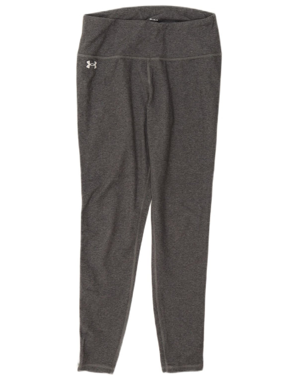 Under Armour Legging court pour femme UK 44 Coton color block gris moyen