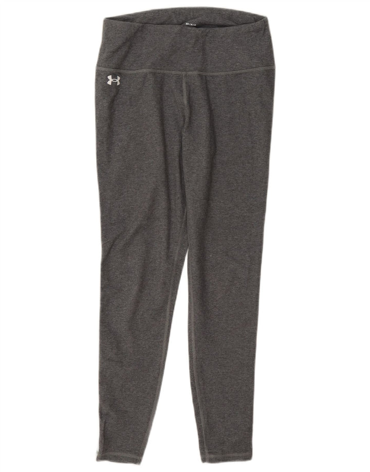 Under Armour Legging court pour femme UK 44 Coton color block gris moyen