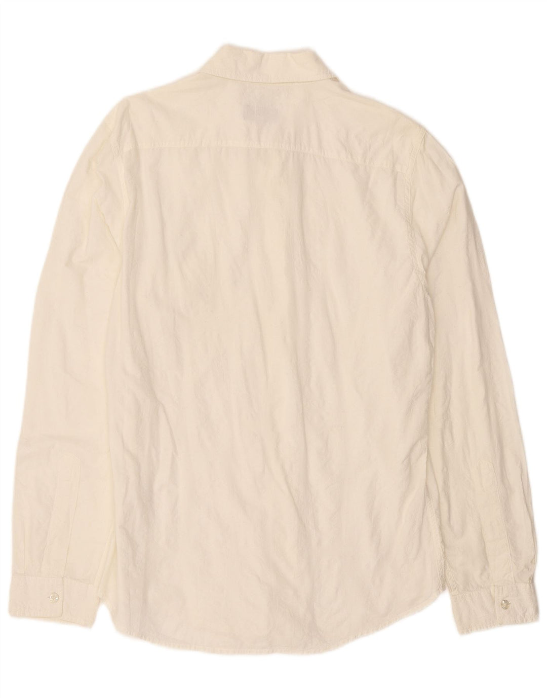 Armani Jeans Chemise Homme Blanc Cassé Moyen Coton