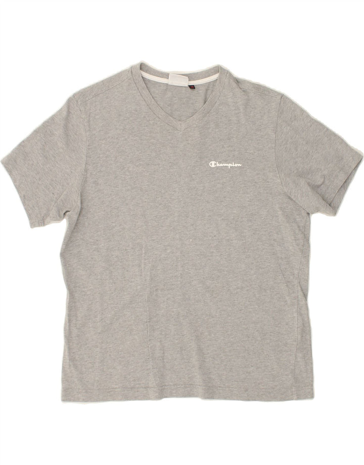CHAMPION Womens T-Shirt Top UK 14 Medium Grey Cotton Vintage Champion and Second-Hand Champion from Messina Hembry 
