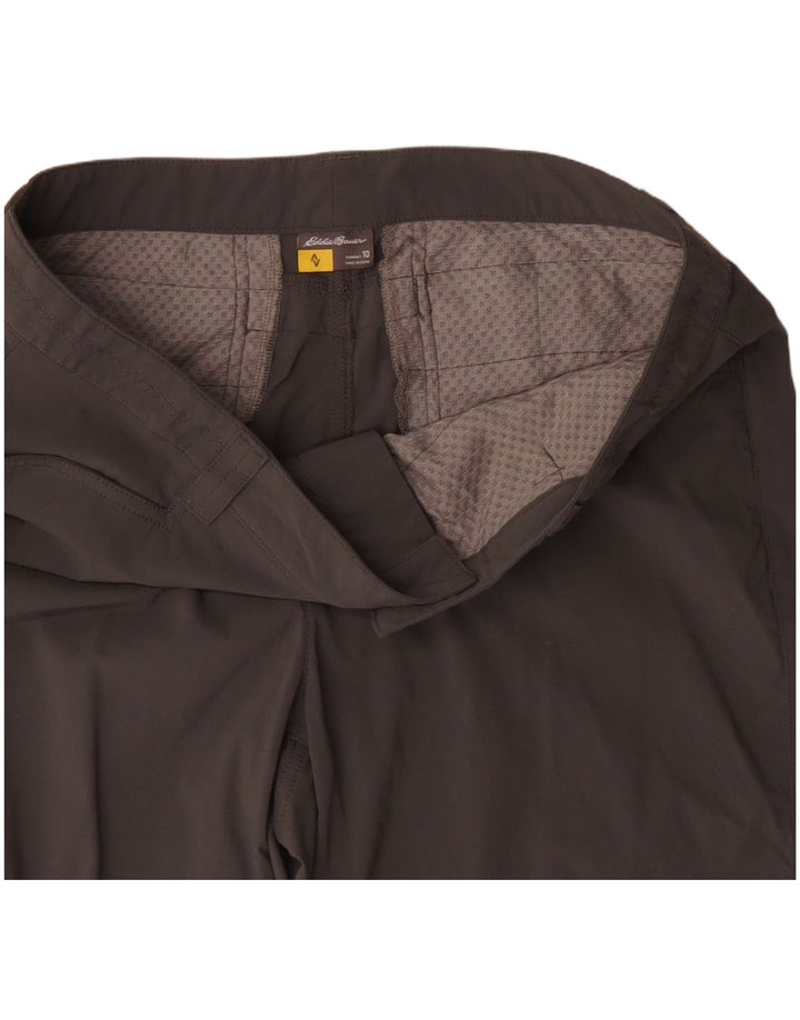 Eddie Bauer Short décontracté pour femme US 10 Large W34 Gris Polyamide