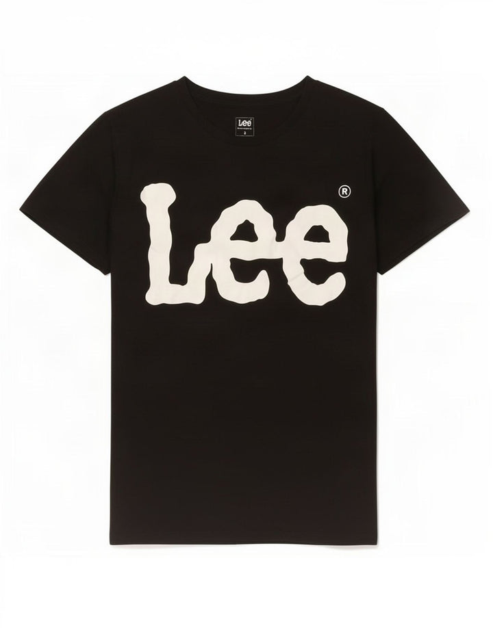 Lee T-Shirt Graphique Homme Petit Noir Coton
