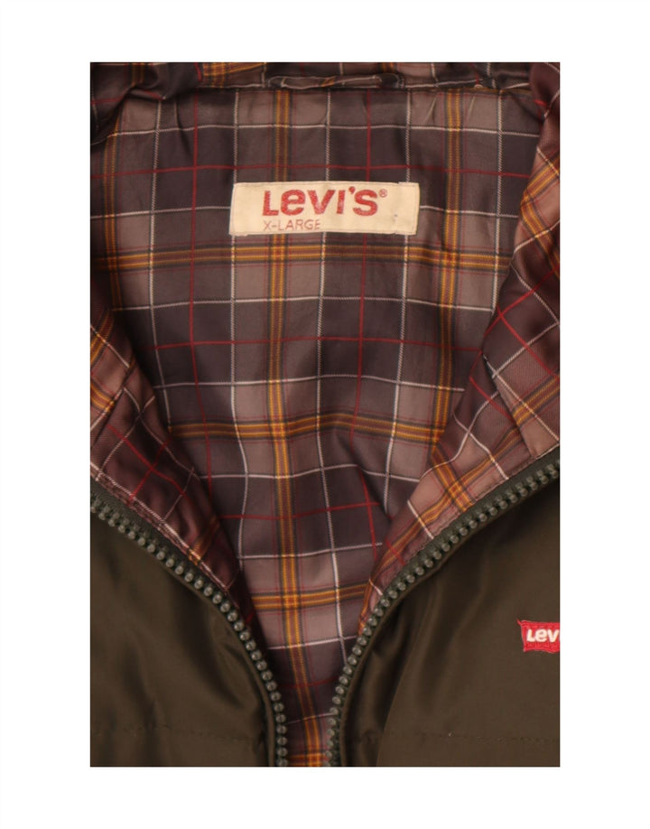 Levi's Veste matelassée à capuche homme UK 42 XL Kaki