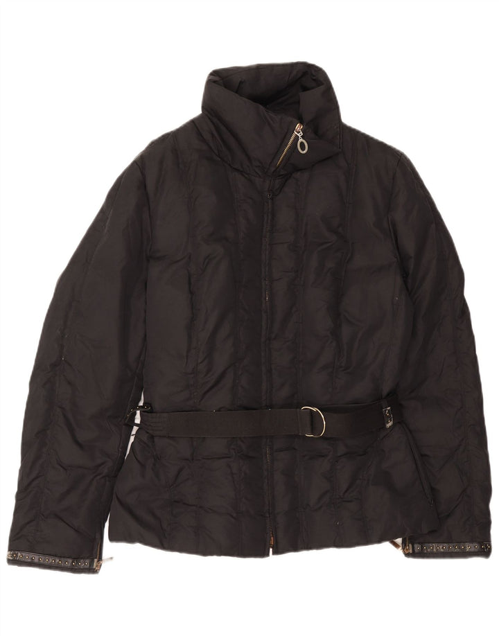 Femme Trussardi Veste Rembourrée IT 48 XL Noir Polyamide