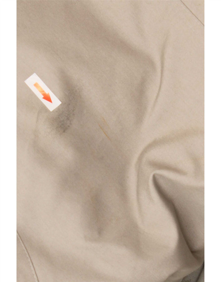 vintage Womens Sherpa Overcoat UK 16 Grand Gris Polyester