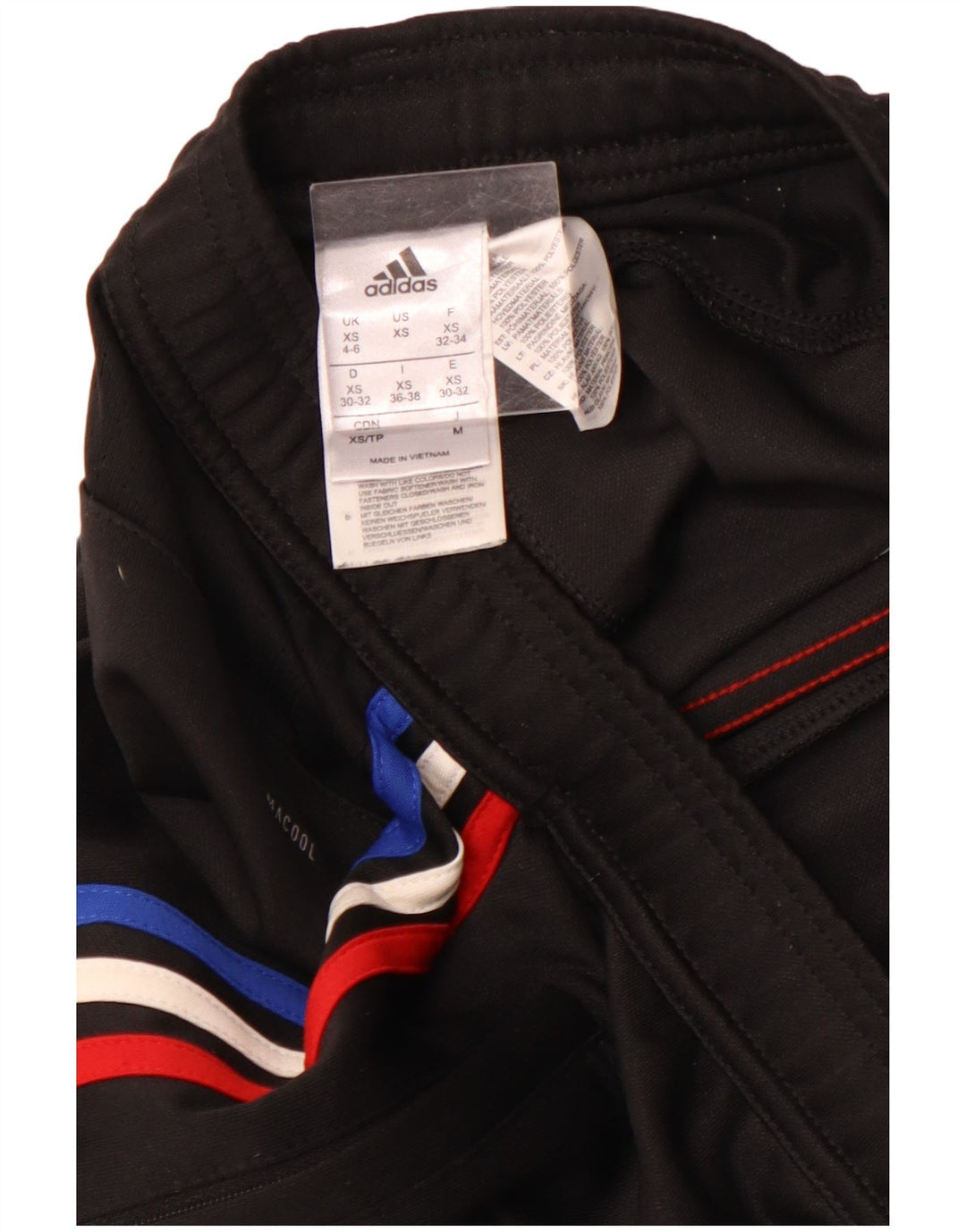 ADIDAS Pantalon de survêtement Climacool pour femme UK 4/6 XS Noir Colourblock