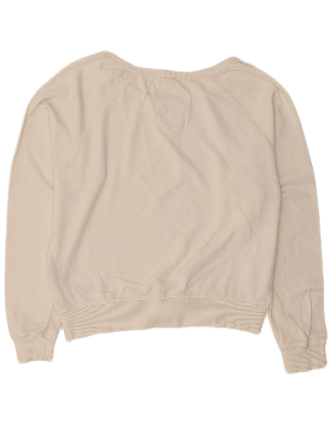 Superdry Sweat-shirt pour femme UK 16 Large Blanc Coton