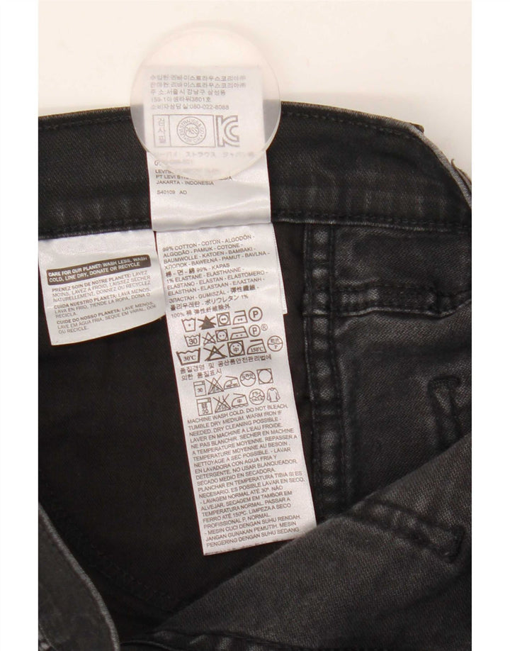 Levi's Jean Slim W30 L29 Femme Noir Coton