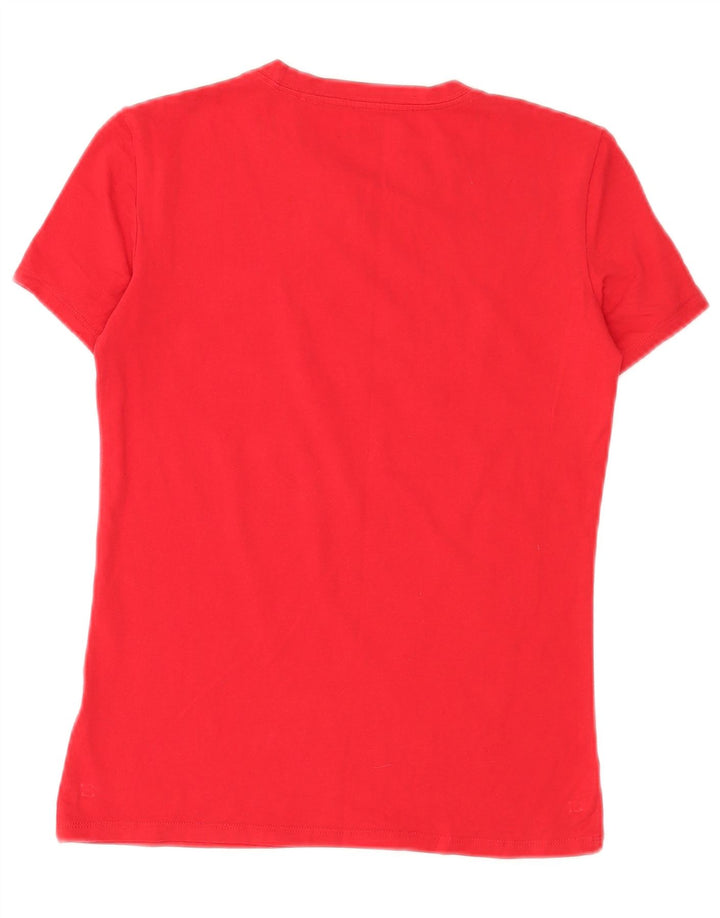 Guess T-shirt graphique pour femme UK 10 Small Rouge