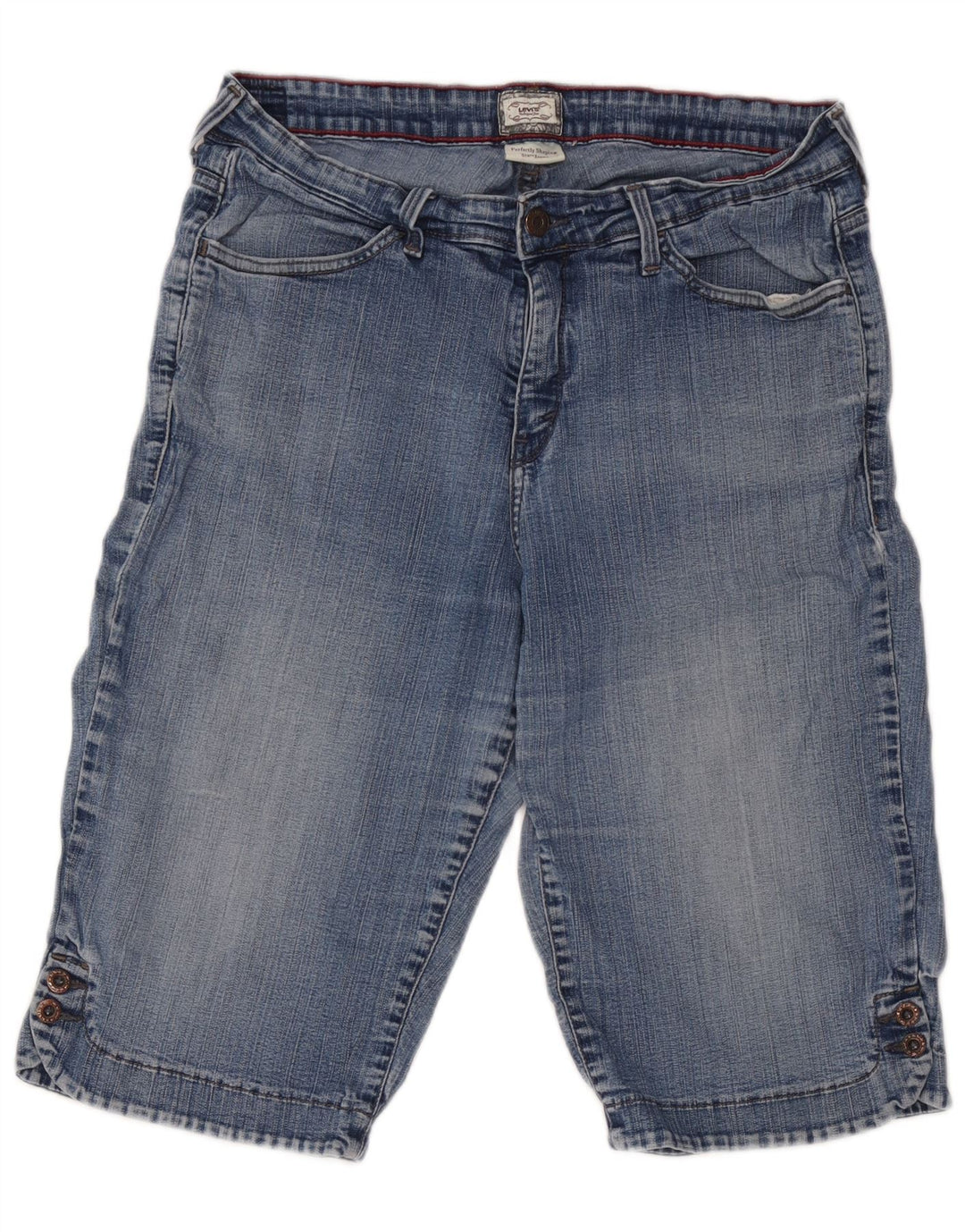 Levi's Bermuda Slim 512 Denim Femme W34 Grand Bleu