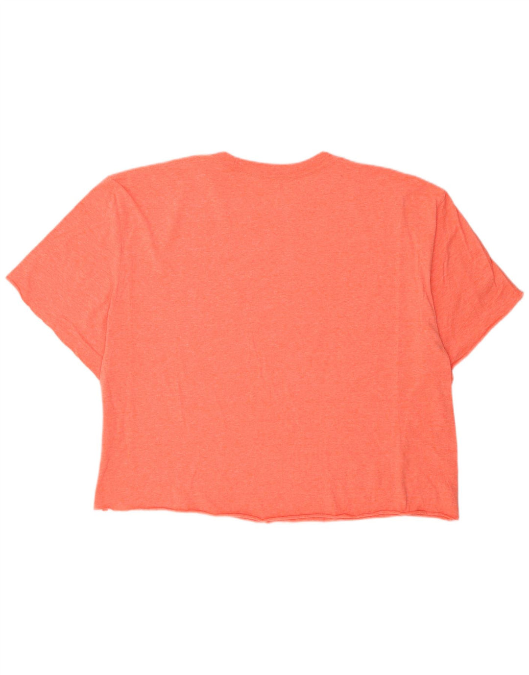CHAMPION T-shirt court graphique pour femme UK 20 2XL Orange moucheté