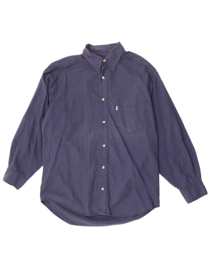 Levi's Chemise à Carreaux Homme Bleu Moyen Check Cotton