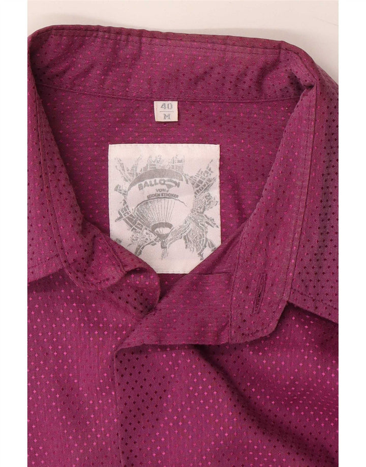 Balloon Chemise Homme Taille 40 Medium Maroon Spotted