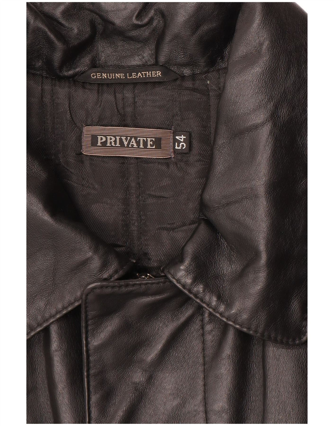 Veste en cuir homme privé IT 54 2XL cuir noir