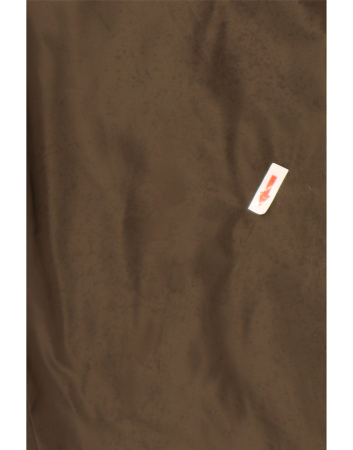 Zara Bomber à capuche pour homme UK 44 2XL Kaki Polyester