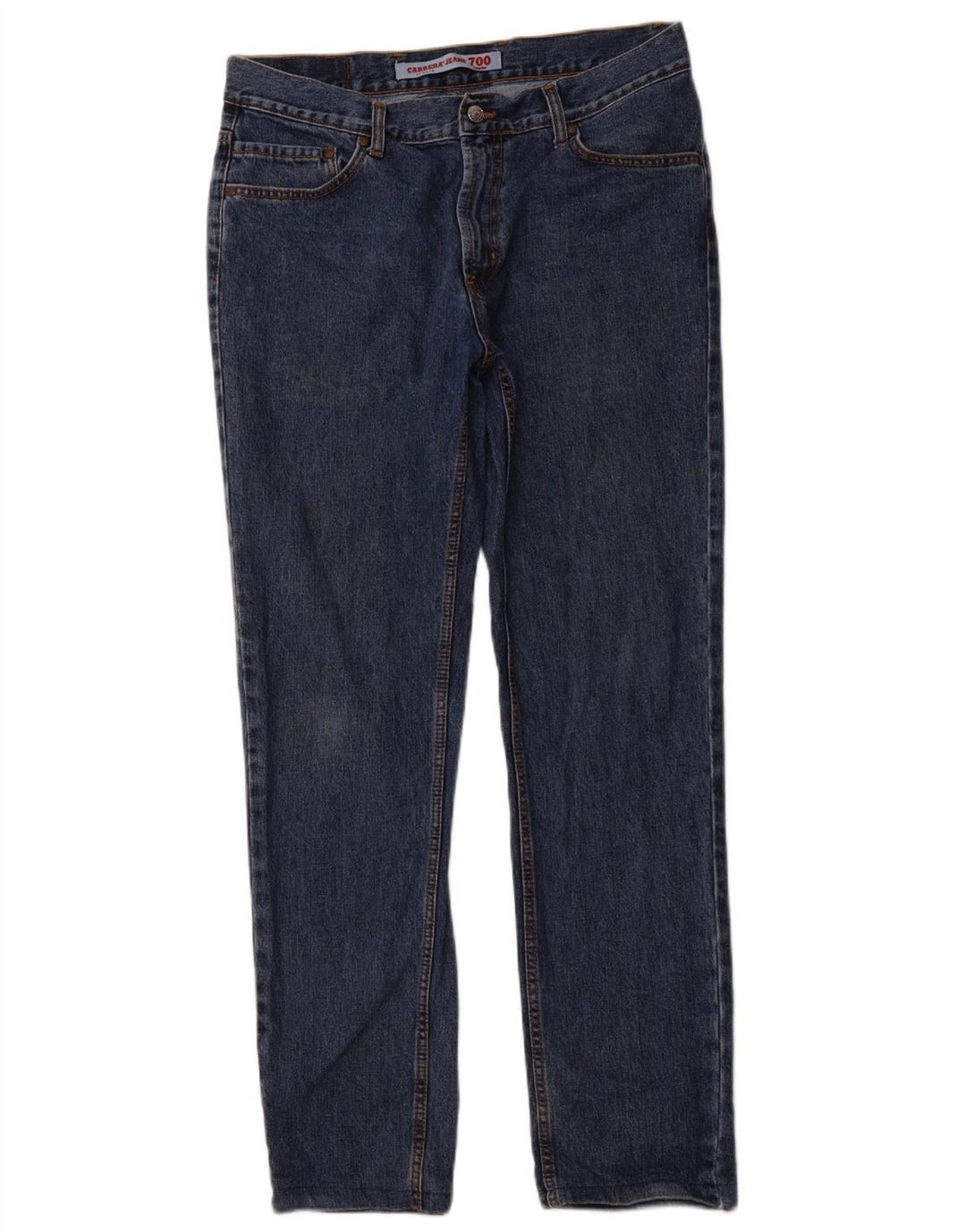 CARRERA Jean Droit 700 Homme IT 50 Large W34 L30 Bleu Marine Coton