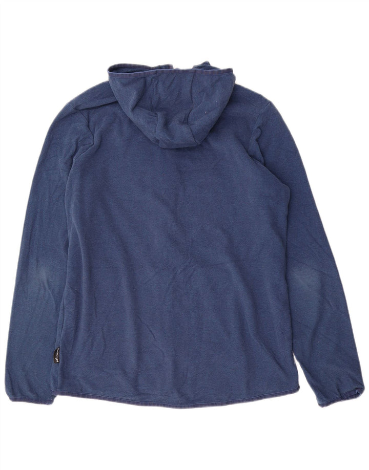Jack Wolfskin Veste de survêtement à capuche pour homme UK 40 Bleu marine moyen