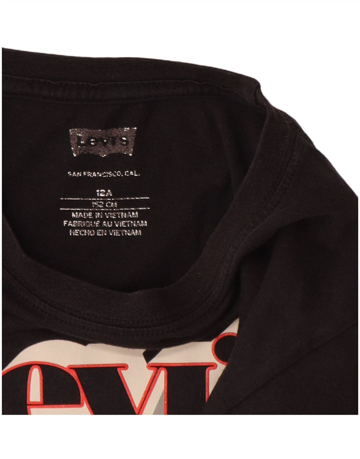 LEVI'S T-Shirt Graphique Garçon 11-12 ans Bleu Marine