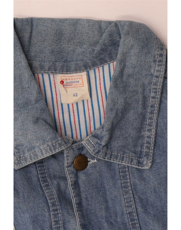 Casucci Veste en Jean Femme IT 42 Bleu Moyen Coton