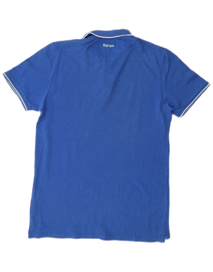 REFRIGUE Polo Homme Bleu Moyen Coton