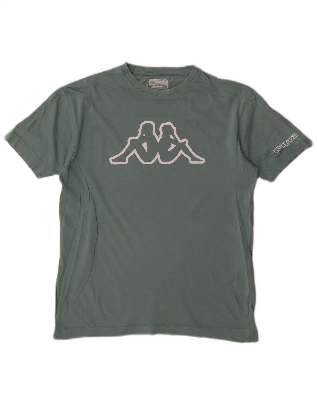 Kappa T-shirt graphique pour femme UK 14 Vert moyen