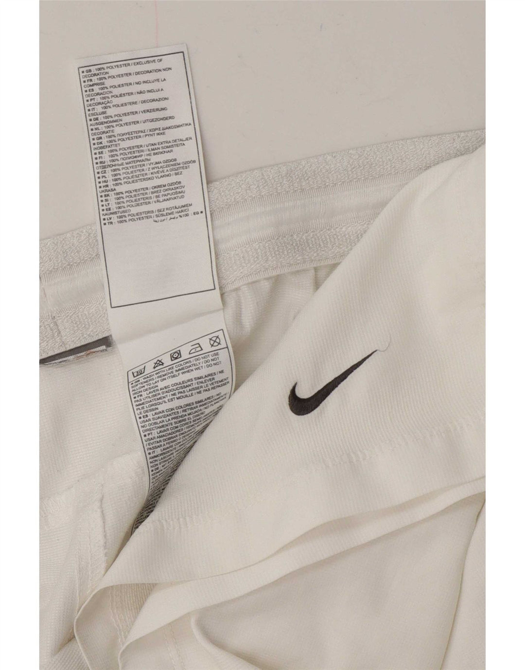 Nike Short de sport pour homme XL Blanc Polyester