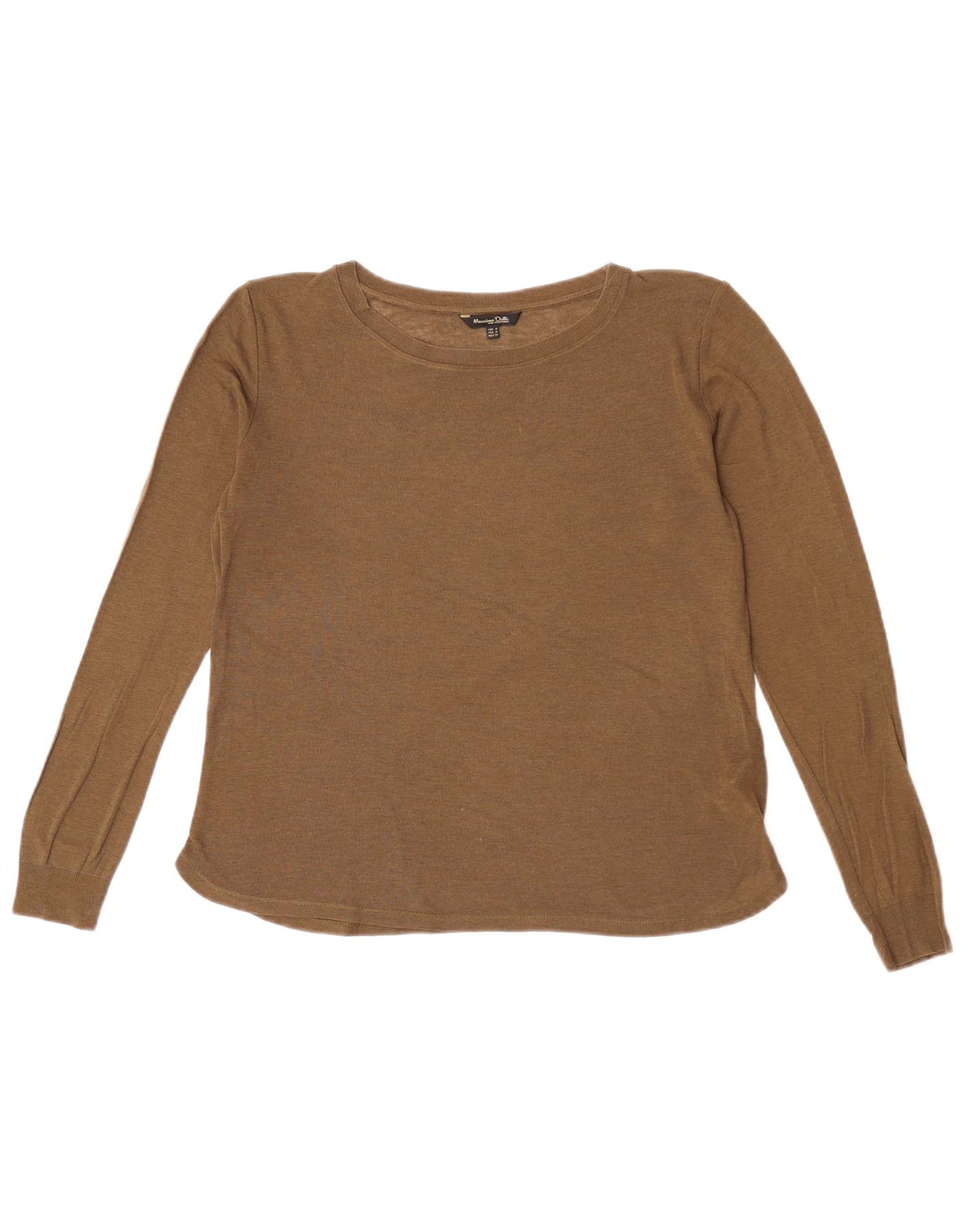 Massimo Dutti Pull col bateau pour femme UK 14 Kaki Lyocell moyen