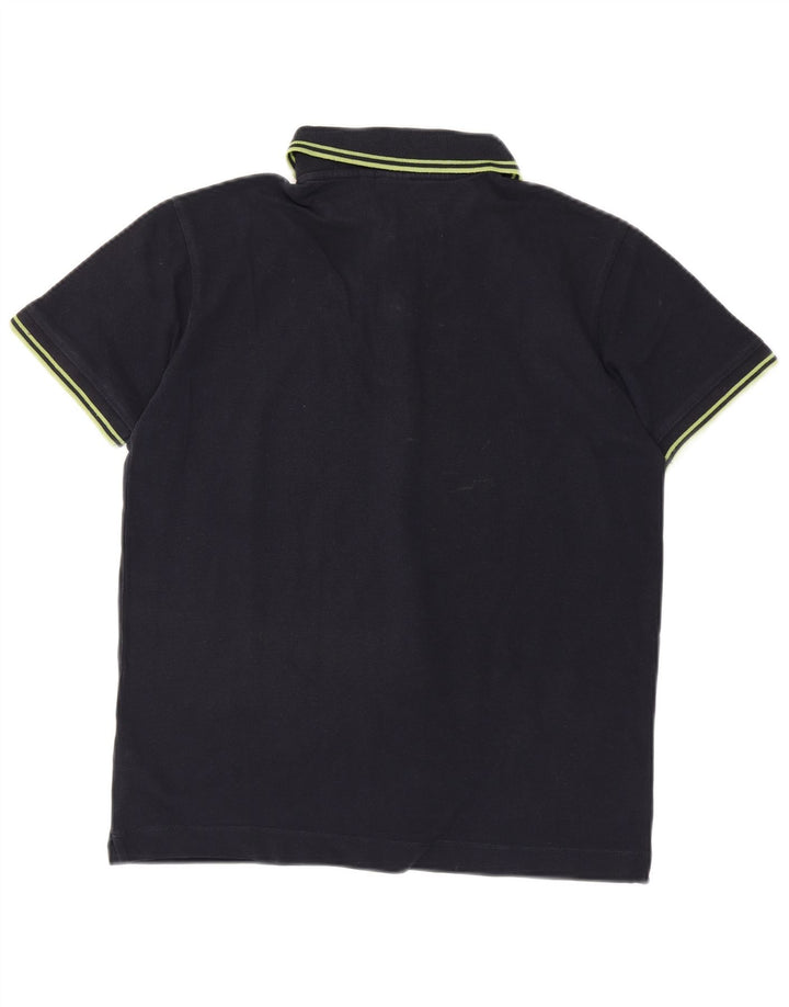 CALVIN KLEIN Polo Homme Bleu Marine Moyen Coton