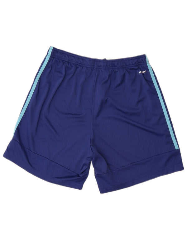 Adidas Short de sport Aeroready Homme Bleu Marine Moyen Polyester
