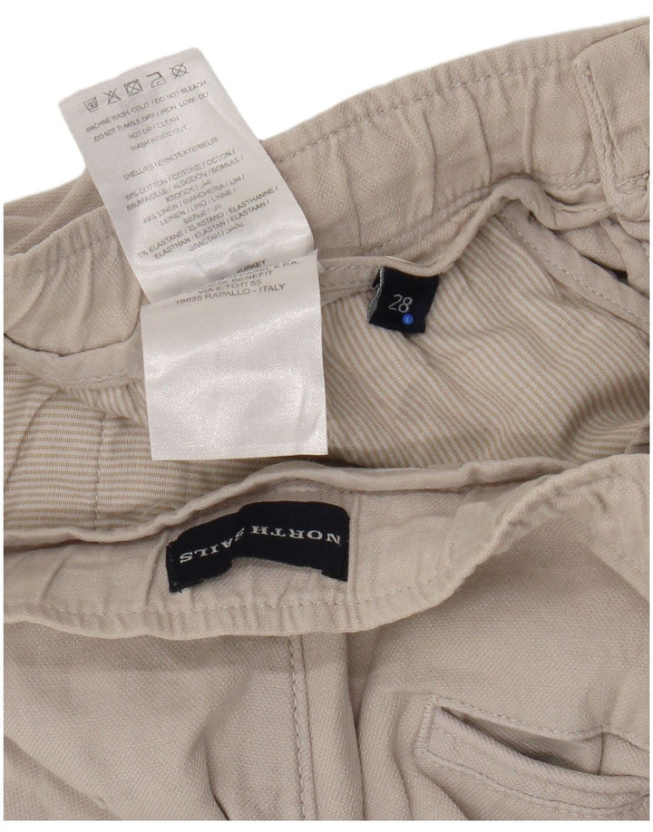 North Sails Short Chino Homme W28 Petit Coton Beige