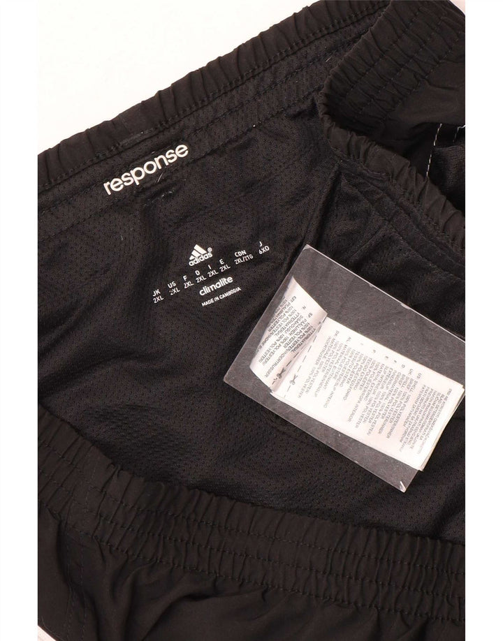 Adidas Short de sport Climalite pour homme 2XL Noir Polyester