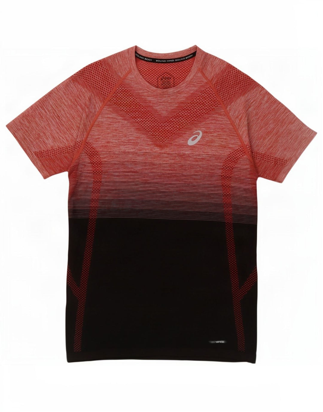 Asics T-Shirt Homme Rouge Moyen Colourblock