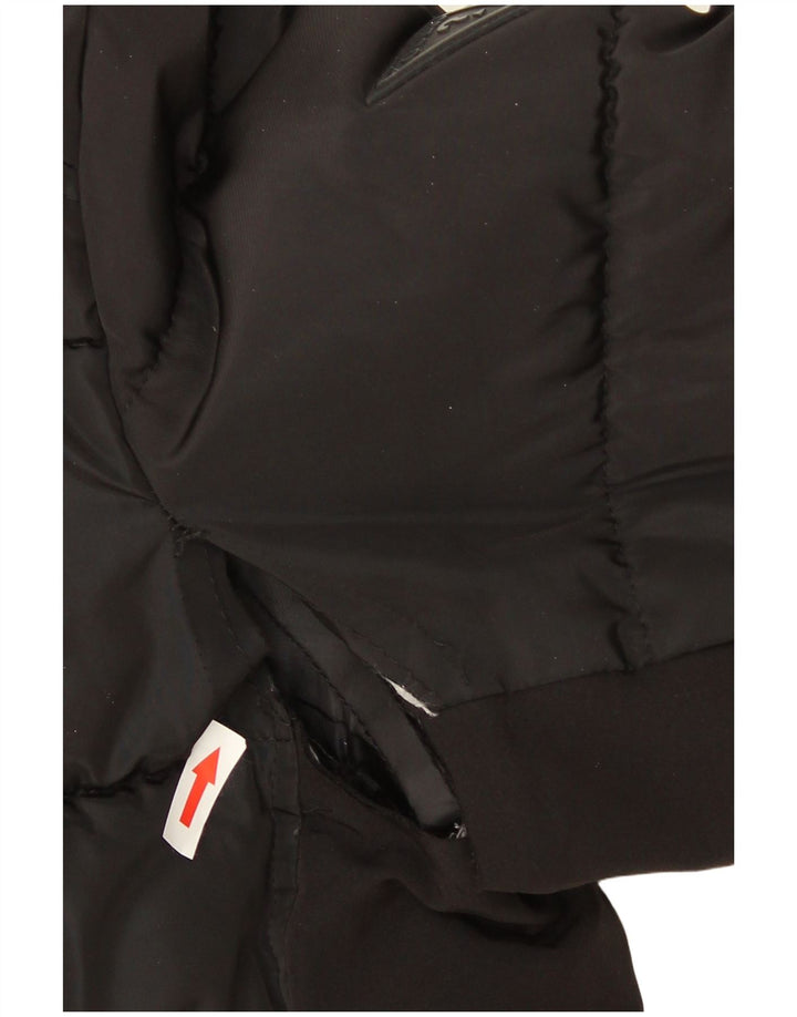Guess Veste matelassée à capuche pour hommes UK 42 XL Noir Polyester