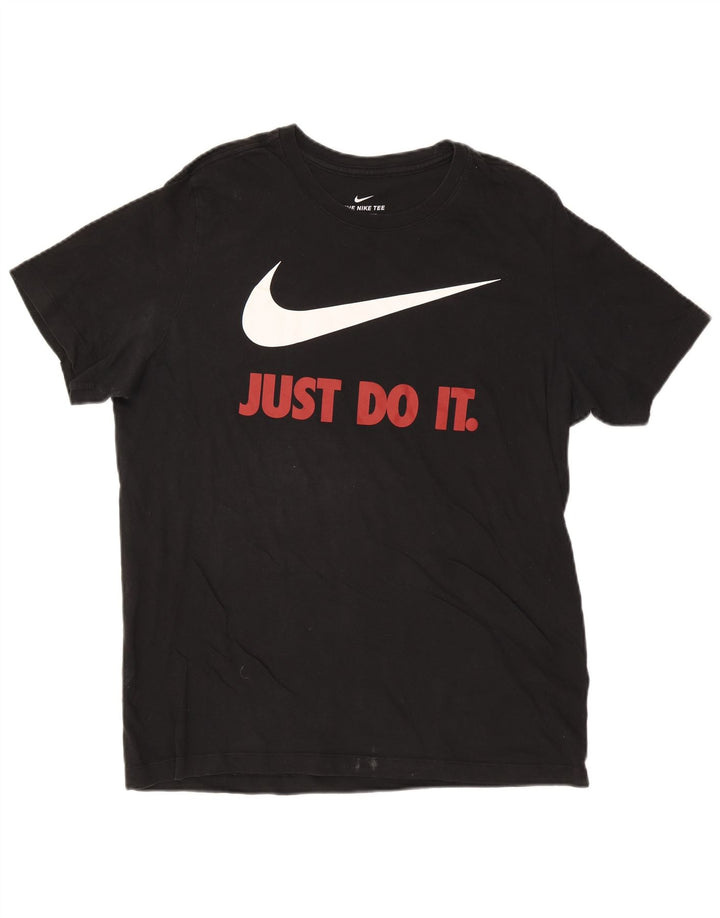 Nike T-shirt graphique pour homme, grand, noir