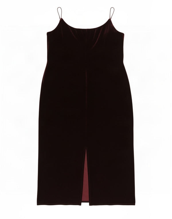 Dorothy Perkins Robe fourreau sans manches pour femme UK 20 2XL Bordeaux Polyester