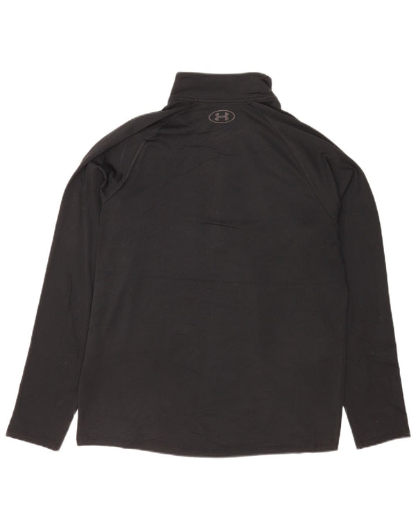 Under Armour Haut de Survêtement Zip Neck Pullover Homme Noir Moyen