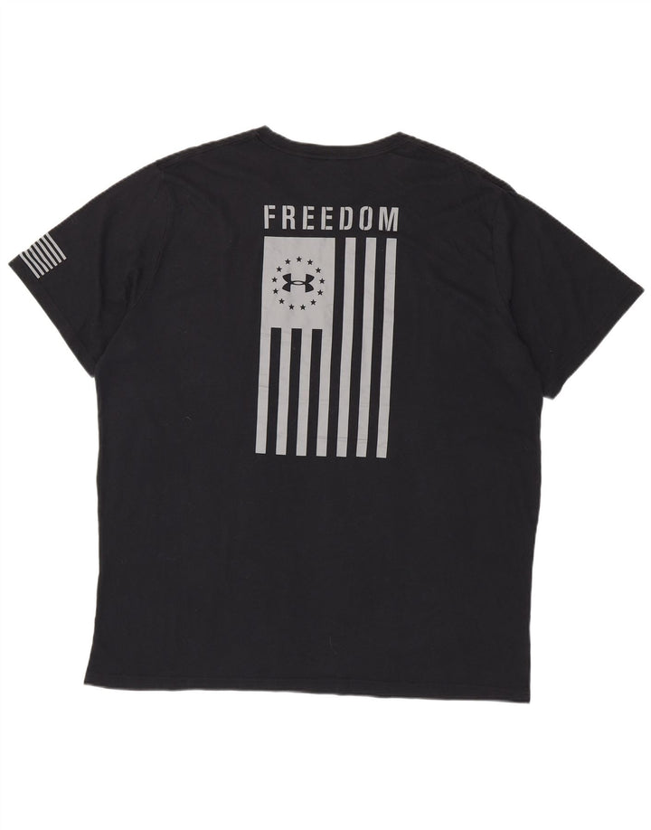 UNDER ARMOUR T-shirt graphique Heat Gear pour homme 3XL Noir