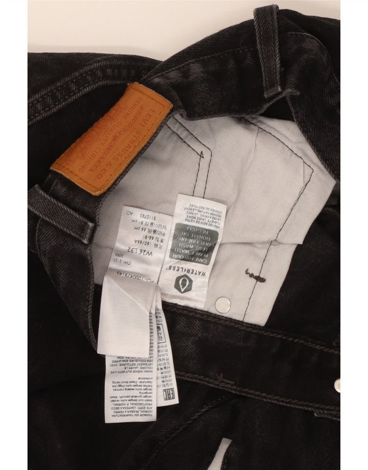 Levi's Jean Droit 501 Femme W26 L32 Noir Coton
