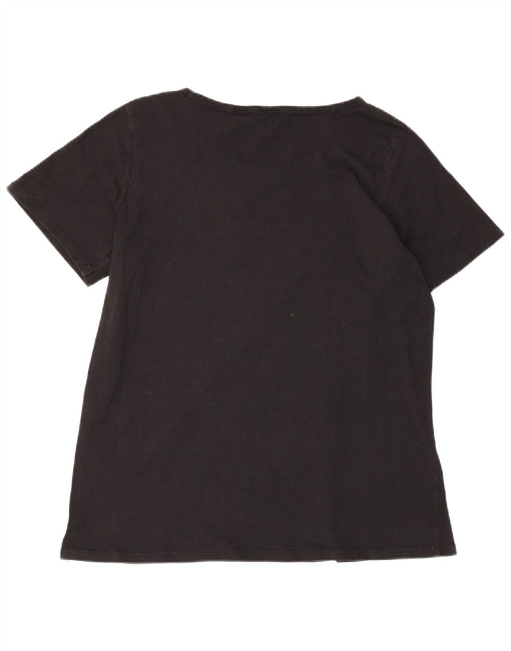 LEVI'S T-Shirt Femme UK 20 2XL Noir