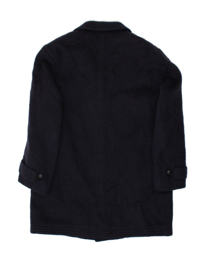 DOLOMITEN Manteau Homme UK 38 Moyen Bleu Marine Mohair