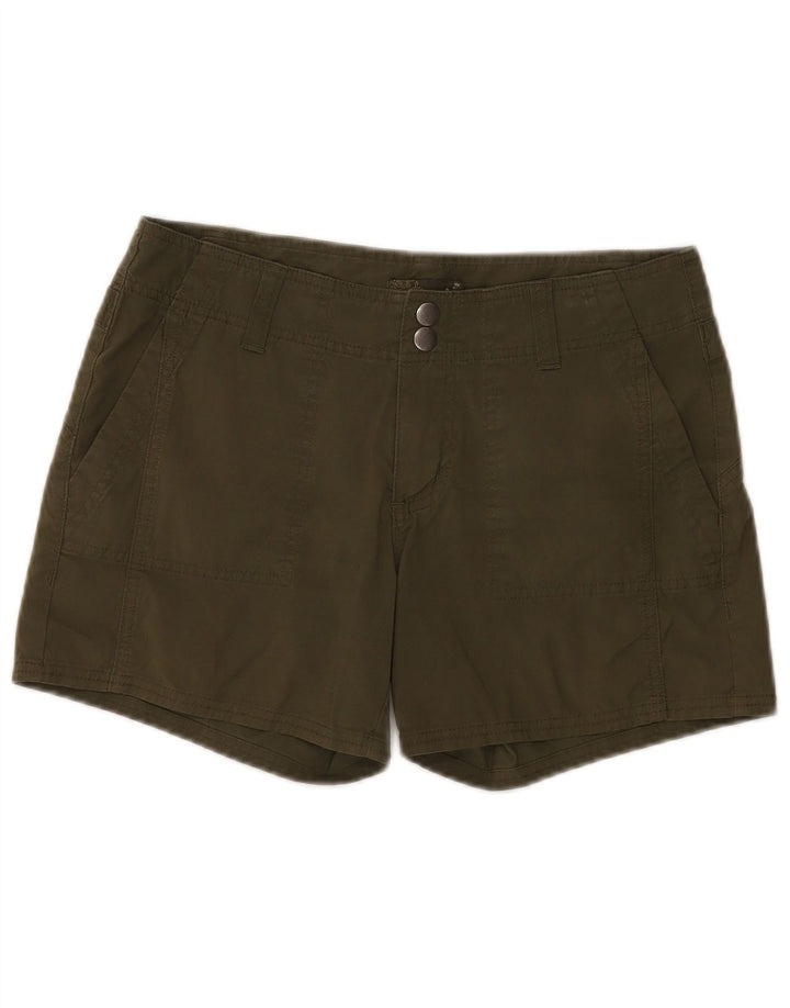 Prana Short Cargo Femme US 8 Medium W32 Coton Kaki