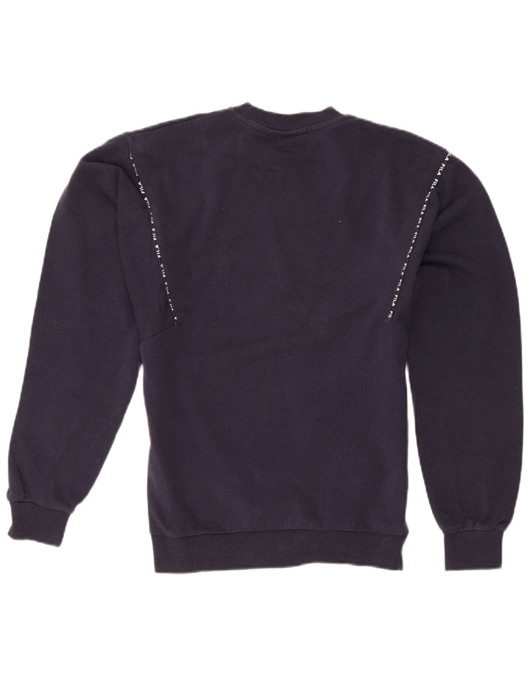 Fila Homme Graphic Sweatshirt Jumper XS Bleu Marine Coton