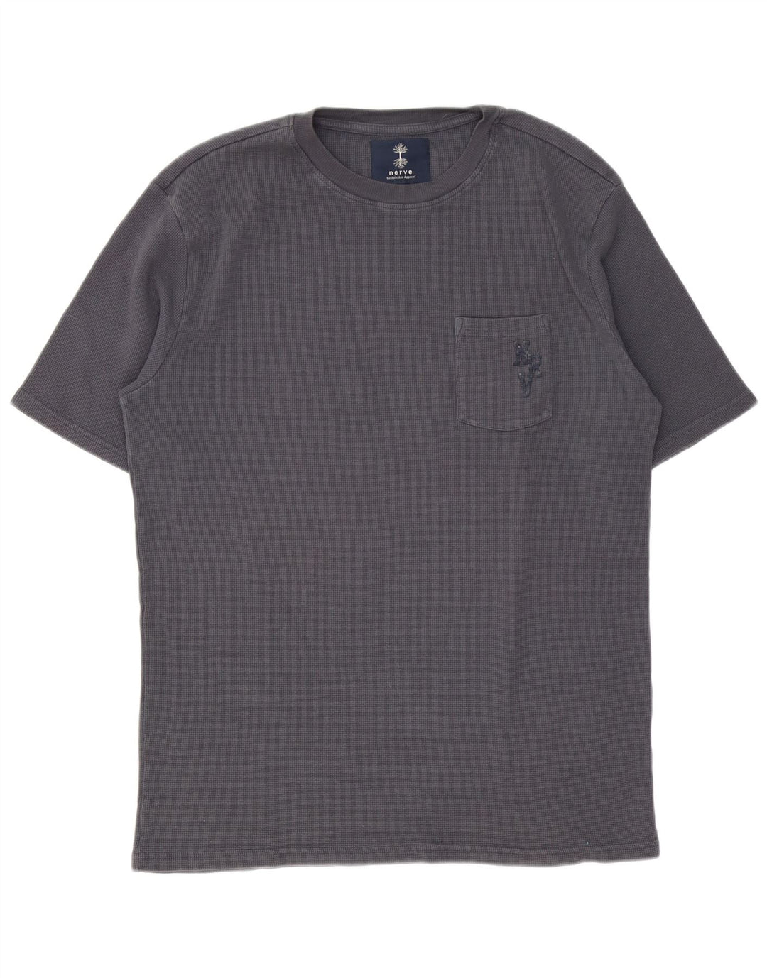 Nerve T-Shirt Graphique Homme Top 2XL Gris Coton